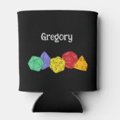 RPG Gaming Dice, Board, Fantasy Games Persoonlijk Blikjeskoeler (Achterkant)