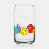 RPG Gaming Dice, Board, Fantasy Games Persoonlijk Blikvorm Glas (Achterkant)