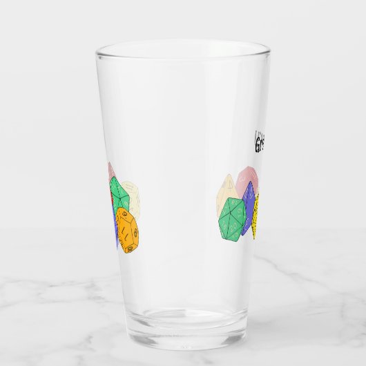 RPG Gaming Dice, Board, Fantasy Games Persoonlijk Glas (Rechts)