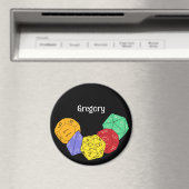 RPG Gaming Dice, Board, Fantasy Games Persoonlijk Magneet (Insitu (Vaatwasser))