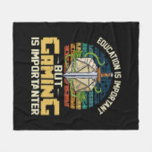 RPG gaming is belangrijk Fleece Deken (Voorkant (Horizontaal))