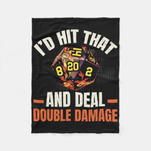 Rpg-gaming Role Playing D20 Tafelbladspellen Funny Fleece Deken