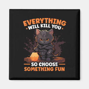 Rpg-gaming Role Playing D20 Tafelbladspellen Funny Magneet