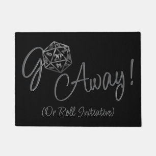 RPG Go Away Classic Fantasy Tafelblad Retro Game Deurmat