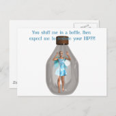 RPG Hit Point Fairy in fles Briefkaart (Voorkant / Achterkant)