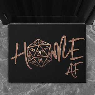 RPG Home AF Copper Fantasy Tafelblad Gamer Dice Deurmat