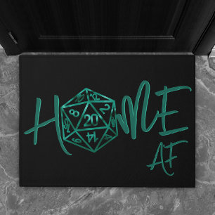 RPG Home AF   Emerald Fantasy Tafelblad Gamer Dice Deurmat