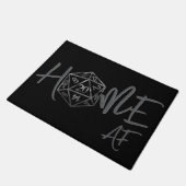 RPG Home AF | Fantasy tafelblad Retro Gamer Dice Deurmat (Schuin)
