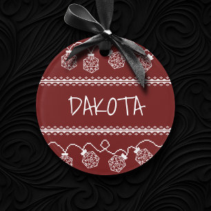 RPG licht rood op Fantasy tafelblad Retro Gamer Ornament