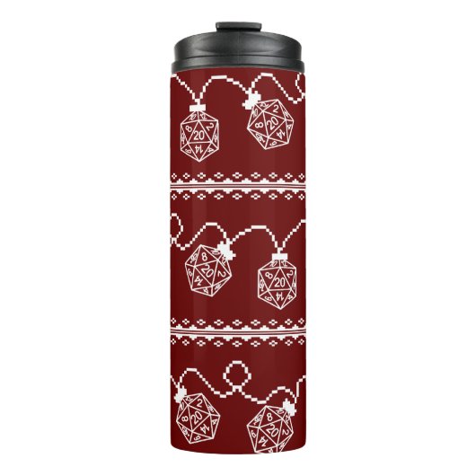 RPG licht rood op | Fantasy tafelblad Retro Gamer  Thermosbeker (Voorkant)