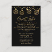 RPG-lichten | Gold Fantasy Tabletop Gamer - Gegeve Informatiekaartje (Voorkant)