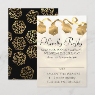 RPG-lichten Gold Fantasy tafelblad PnP Gamer Dic RSVP Kaartje