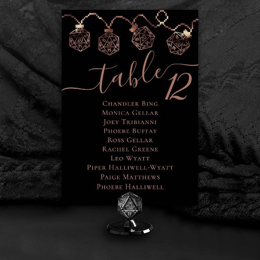 RPG-lichten | Koper Fantasy Tafelblad Gastennaam Kaart