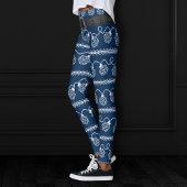 RPG Lights Blauw | Fantasie tafelblad Gamer Dice Leggings