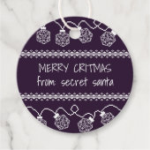 RPG Lights Paarse | Fantasie tafelblad Gamer Dice Bedankjes Labels (Voorkant)