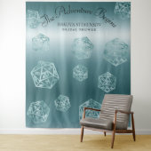 RPG Luxe | Aqua Fantasy Tabletop Gamer Photo Booth Wandkleed (In situ)