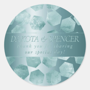 RPG Luxe Aqua Fantasy Tafelblad Gamer Custom Ronde Sticker