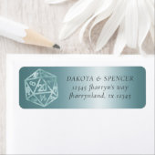 RPG Luxe | Aqua Fantasy Tafelgame-adres Etiket (Insitu)