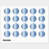 RPG Luxe | Blue Fantasy Tafelblad Gamer Custom Ronde Sticker (Vel)