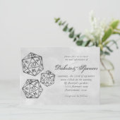 RPG Luxe | Fantasy Rooktabel Retro Gamer Dobbelste Kaart (Staand voorkant)