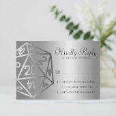 RPG Luxe | Fantasy Sheen tafelblad Retro Gamer Dic RSVP Kaartje (Staand voorkant)