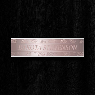 RPG Luxe   Mauve Fantasy Tafelblad Gamer Branding Deurbordje