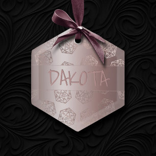 RPG Luxe Mauve Fantasy Tafelblad Gamer Custom Keramisch Ornament