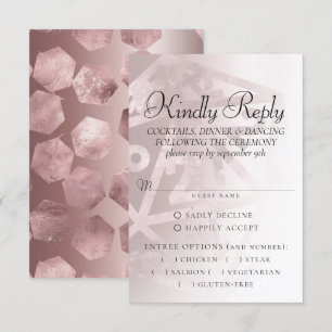 RPG Luxe Mauve Fantasy tafelblad gamer Entree RSVP Kaartje