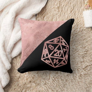 RPG Luxe   Mauve Sheen Fantasy tafelblad Gamer Dic Kussen