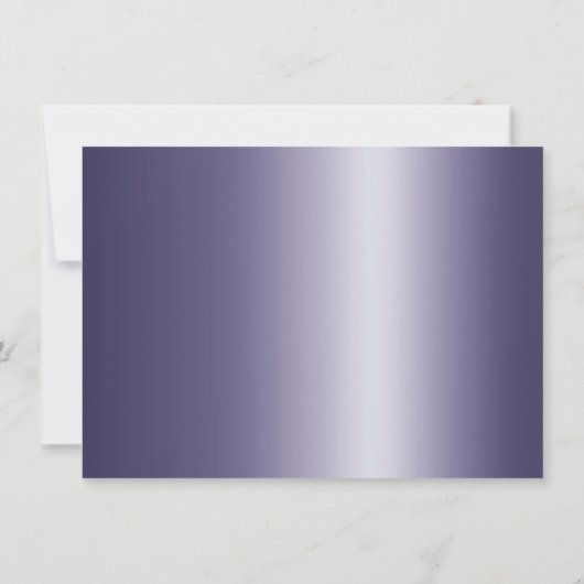 RPG Luxe | Paarse glans tafelblad rollenspeler dob Kaart (Achterkant)