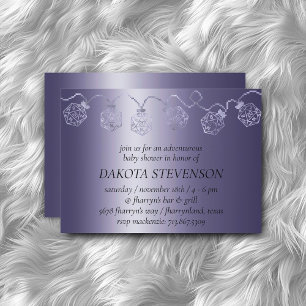 RPG Luxe   Paarse Sheen tafelblad Gamer Dice Light Kaart