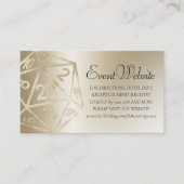 RPG Luxe | Website van de Gold Fantasy Tabletop Ga Informatiekaartje (Voorkant)