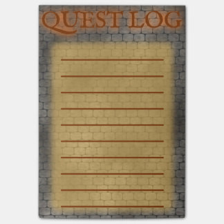 RPG Quest Log Post-it® Notes