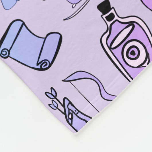 RPG tafelblad ontwerp Fleece Deken (Hoek)