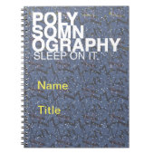 RPSGT SLEEP POLYSOMNOGRAPHY via Slipperywindow Not Notitieboek (Voorkant)