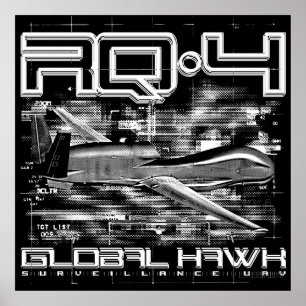 RQ-4 Global Hawk Poster