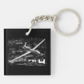 RQ-4 Global Hawk Sleutelhanger (Achterkant)