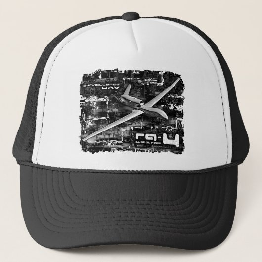RQ-4 Global Hawk Trucker Pet (Voorkant)
