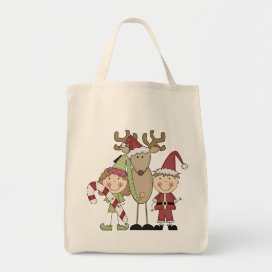 Rrendieren en Elves T-shirts en cadeautjes Tote Bag (Voorkant)