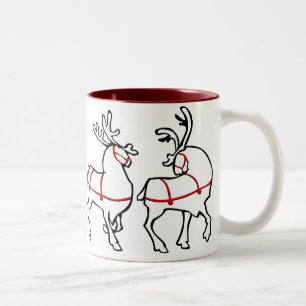 Rrendierenkoffiebeker kerstcadeautjes voor Mok
