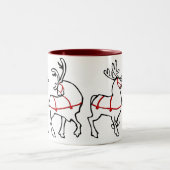 Rrendierenkoffiebeker kerstcadeautjes voor Mok (Center)