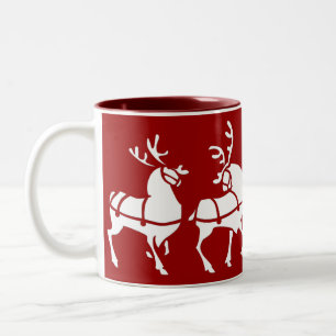 Rrendierenkoffiebeker kerstdecor voor Mok