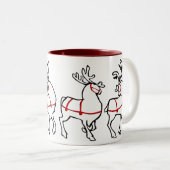 Rrendierkoffiebeker kerstbekers voor Mok Dec (Voorkant rechts)