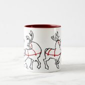 Rrendierkoffiebeker kerstbekers voor Mok Dec (Center)