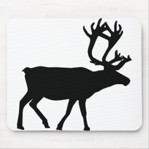 Rrendierpaal noord Silhouette kerst Muismat