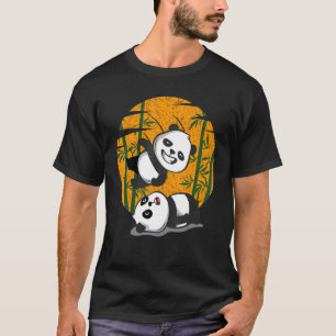 Rrestatie Pandas Chinese Bamboe Eating Animals T-shirt