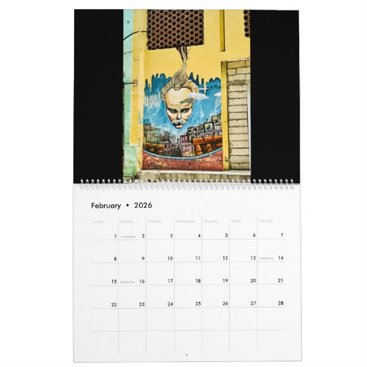 RSD Around The World | Street Art of Havana Kalender (Feb 2026)