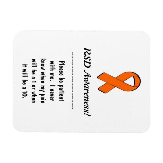 RSD-bewustzijnsmagneet Magneet (Horizontaal)