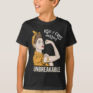 RSD CRPS Awareness CRPS Warrior Unbreakable T-shir T-shirt
