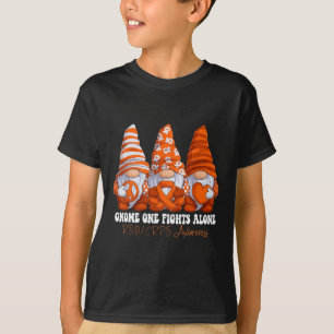 RSD CRPS Awareness Maand Sinaasappel Lint Gnomies T-shirt